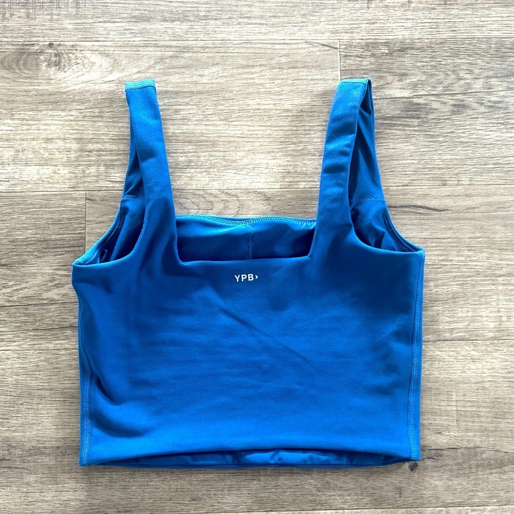 Abercrombie & Fitch YPB sculptLUX Square Neck Cropped Tank S